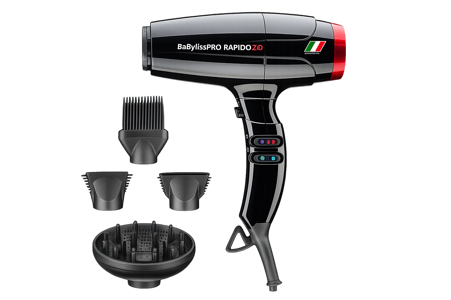 BaBylissPRO High Speed Rapido 2.0 Professioneller Haartrockner (BRAP2)